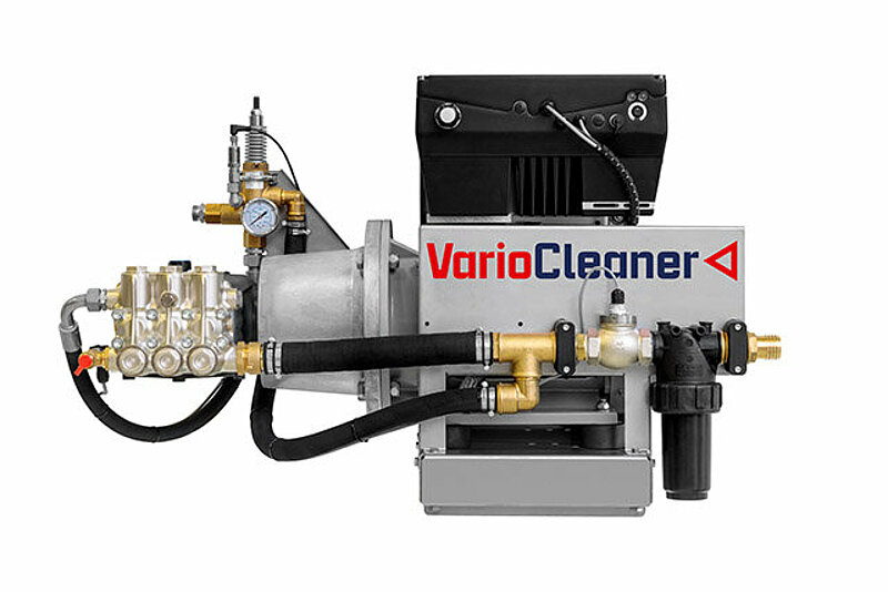 Der frequenzgeregelte Hochdruckreiniger von VarioCleaner zählt zu den besten stationären Hochdruckreinigern für Profis.