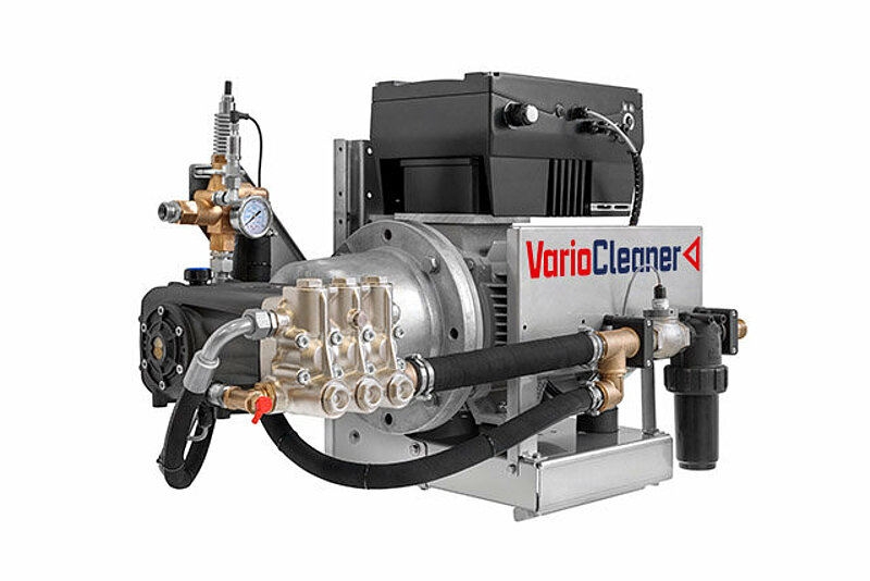 Wie die Erfahrung zeigt, zählt der frequenzgeregelte Hochdruckreiniger von VarioCleaner mit zur besten Hochdrucktechnik für Profis.