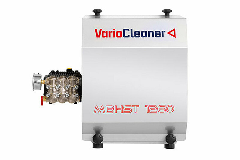 Die stationären Hochdruckreiniger von VarioCleaner gibt es in Leistungsstufen von 900 bis 2.400 Liter pro Stunde